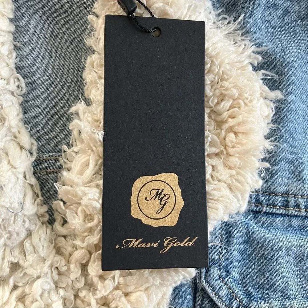 Mavi Gold Denim Sherpa Hooded Jacket* - Picture 5 of 11